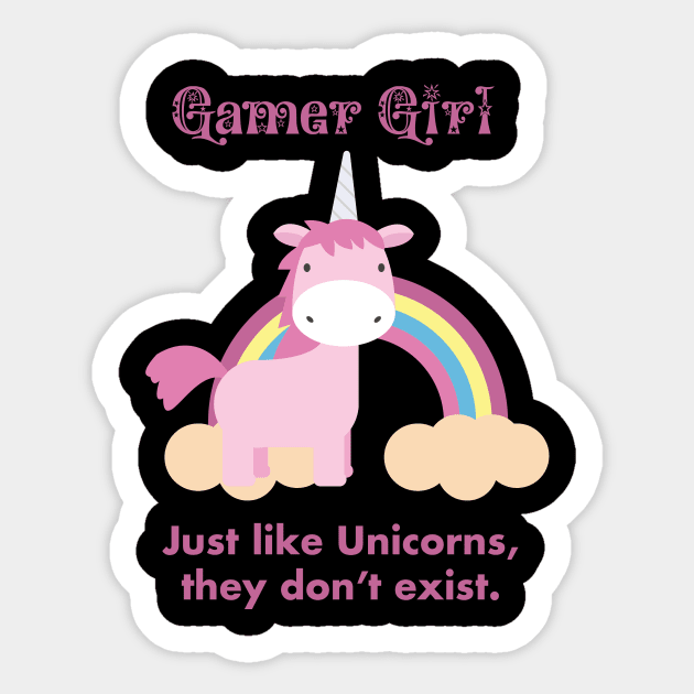 Gamer Girl Sticker by teebits